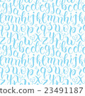 Hand drawn abc letters seamless pattern 23491187