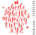 Hand drawn abc letters 23491191