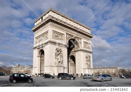 The Arc de triomphe in Paris 23491842