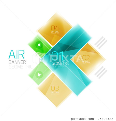 Glossy color realistic arrows 23492322