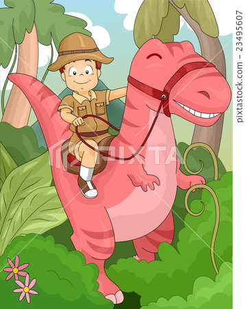 Kid Boy Dinosaur Adventure Kid Boy Dinosaur Adventure 23495607
