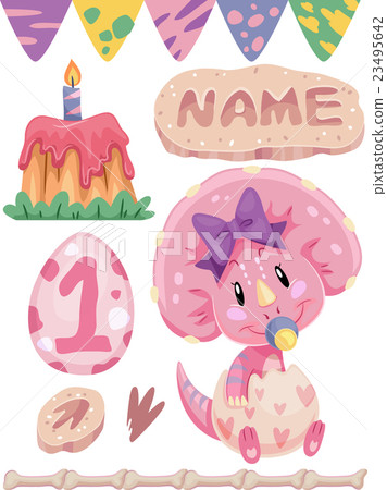 Number Design Triceratops 1st Bday 23495642