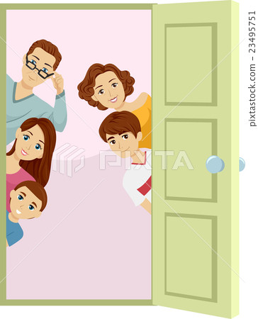 Family Welcome Door 23495751