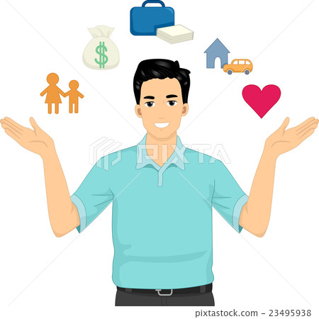 Man Interest Choice - Stock Illustration [23495938] - PIXTA
