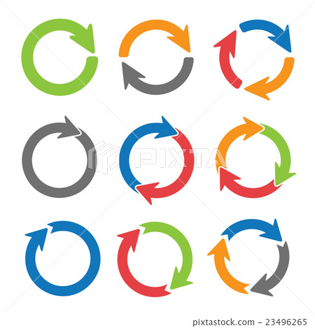 Arrow circles - Stock Illustration [23496265] - PIXTA