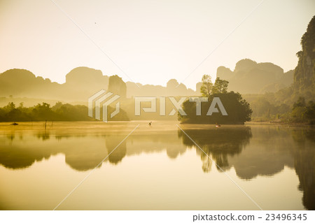 Summer lakeside Summer lakeside 23496345