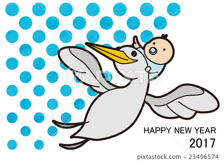 2017 New Year Stork Stork 2017 New Year Stork Stork 23496574