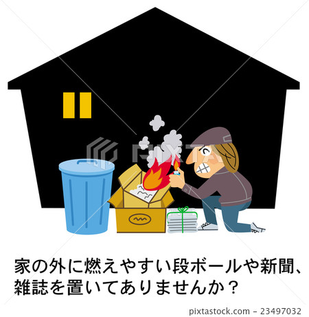 Fire prevention for disaster prevention at home 23497032