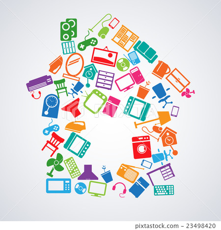 Vector home concept - Stock Illustration [23498420] - PIXTA