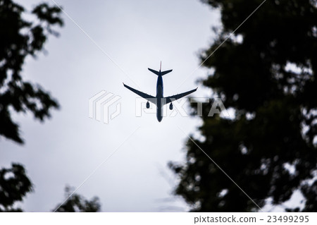 Airplane in the sky. concept for holiday Airplane in the sky. concept for holiday 23499295