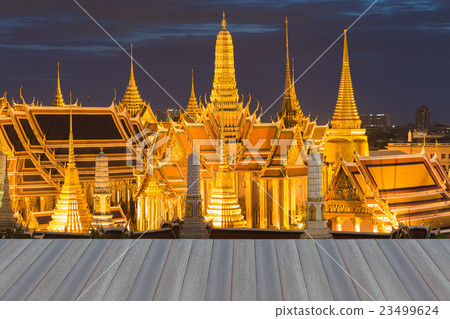 Opening wooden floor, Thailand Grand Palace Opening wooden floor, Thailand Grand Palace 23499624