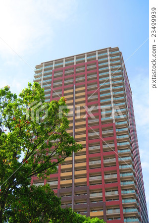 圓屋頂D大廈Ober塔Kawaguchi拼貼畫 圓屋頂D大廈Ober塔Kawaguchi拼貼畫 23499939