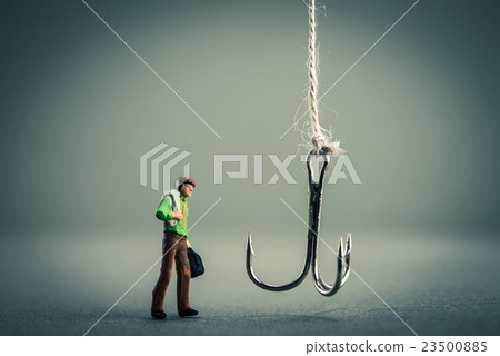 Fishing hook and male 23500885