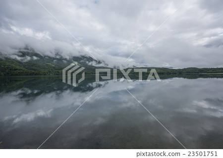 Aoki lake at the rainy season 23501751
