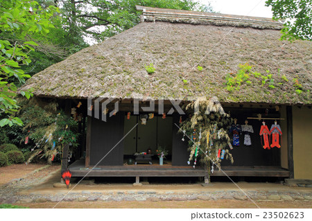 Tanabata Decoration of Nagano Prefecture Historic Site Kamaian 23502623