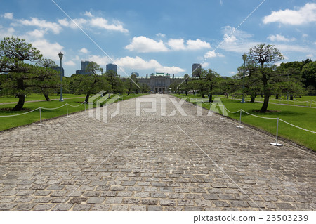 Guest House Akasaka Rikyu, a stone-covered aisle following the main entrance Guest House Akasaka Rikyu, a stone-covered aisle following the main entrance 23503239
