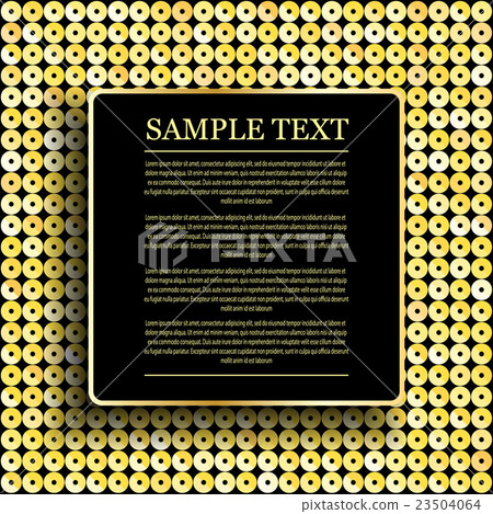 Background with shiny gold sequins. 23504064