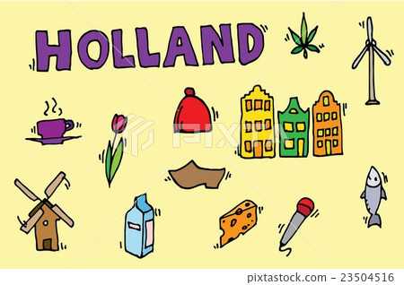 Holland icons set 23504516
