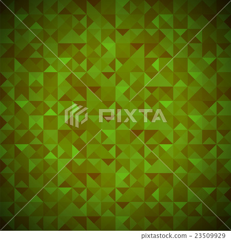 Green Background with Geometric Shapes, Triangles 23509929