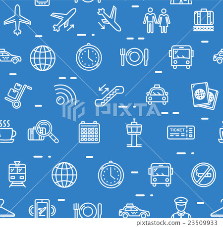 Airport Background Pattern. Vector 23509933