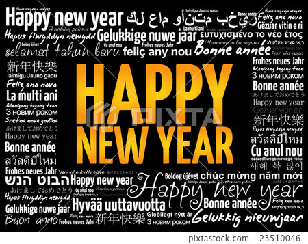 Happy New Year in different languages Happy New Year in different languages 23510046