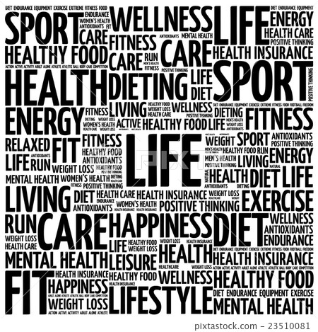 LIFE word cloud background - Stock Illustration [23510081] - PIXTA