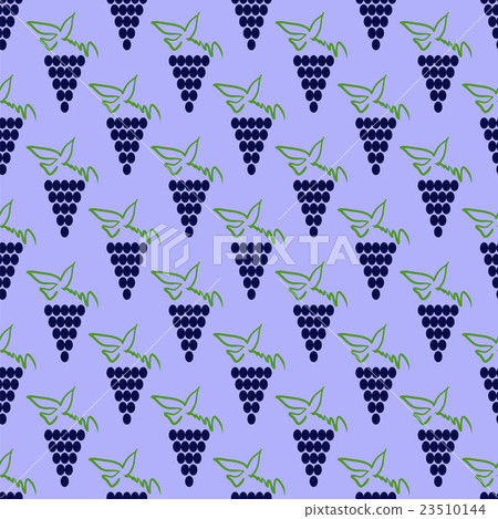 Grapes Seamless Pattern. Grapes Seamless Pattern. 23510144