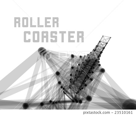 Roller coaster vector illustration 23510161
