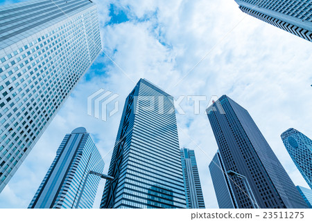 清爽的綠色商業區 清爽的綠色商業區 23511275