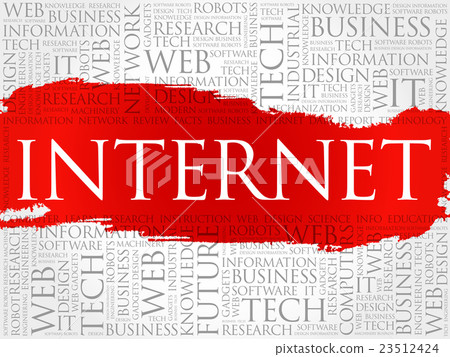 Internet word cloud Internet word cloud 23512424