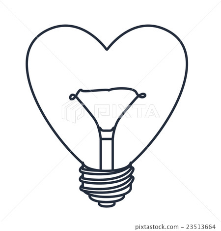 bulb drawing isolated icon design 23513664