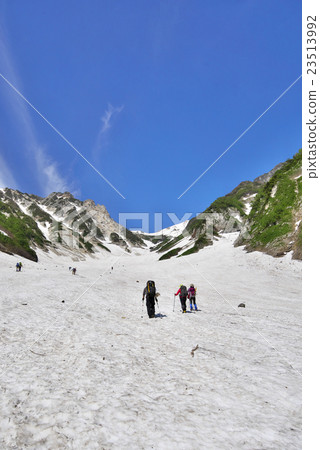 Climbers going to Hakuba Daisetsuki 23513992