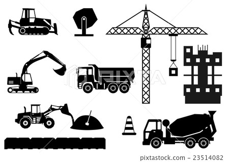 Construction site, building a house 23514082