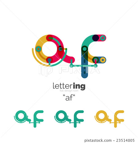 Alphabet letter font logo business icon Alphabet letter font logo business icon 23514805