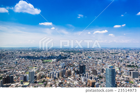 從東京都政府看東京的街道 23514973