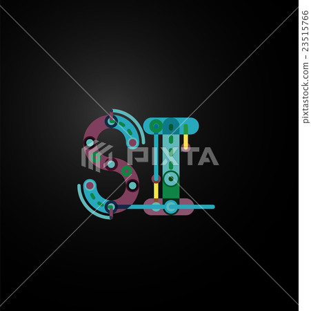 Linear letter concept 23515766