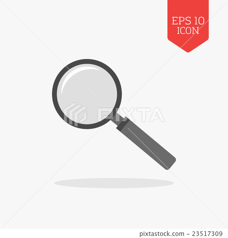 Magnifying glass icon. Magnifying glass icon. 23517309