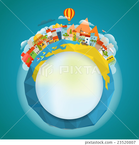 Travel concept illustration. Around the world Travel concept illustration. Around the world 23520807