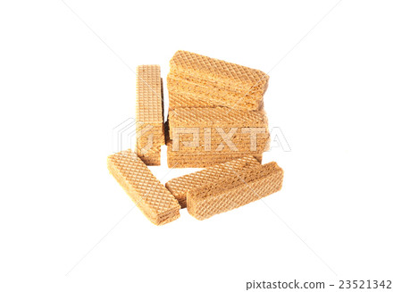 Wafers with chocolate isolated Wafers with chocolate isolated 23521342