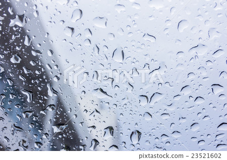 Drops of rain on glass , rain drops Drops of rain on glass , rain drops 23521602