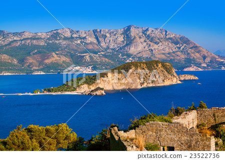 Island St. Nicholas in Budva Montenegro Island St. Nicholas in Budva Montenegro 23522736