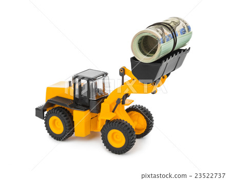 Toy loader and money 23522737