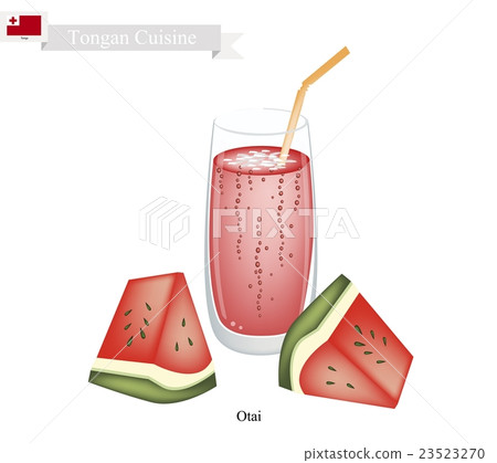 Watermelon Otai Tongan Coconut Watermeln Drink 23523270