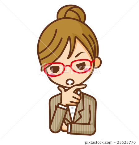 我看到的眼鏡的女商人 23523770