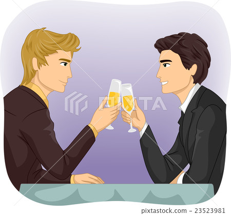 Couple Gay Toast Couple Gay Toast 23523981