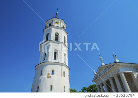 Vilnius Cathedral and bell tower Vilnius Cathedral and bell tower 23526794
