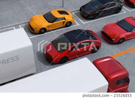 Image of traffic jam 23526855