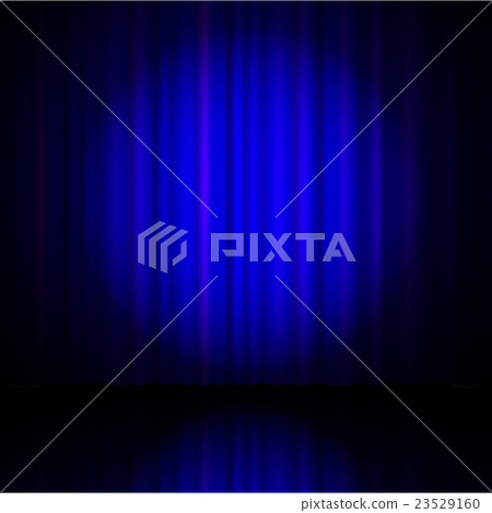 blue curtain from the theatre 23529160