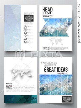 Set of business templates for brochure, magazine 23531157