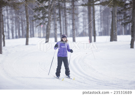 Cross-country skiing Cross-country skiing 23531689